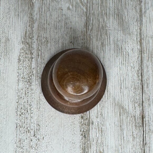 Vintage V.G. Wood Desk Teacher Bell Made in Taiwan - Picture 4 of 5